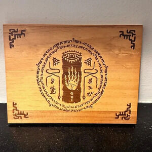 The Legend Of Zelda: Tears Of The Kingdom Wooden Plaque Preorder Bonus Gamestop